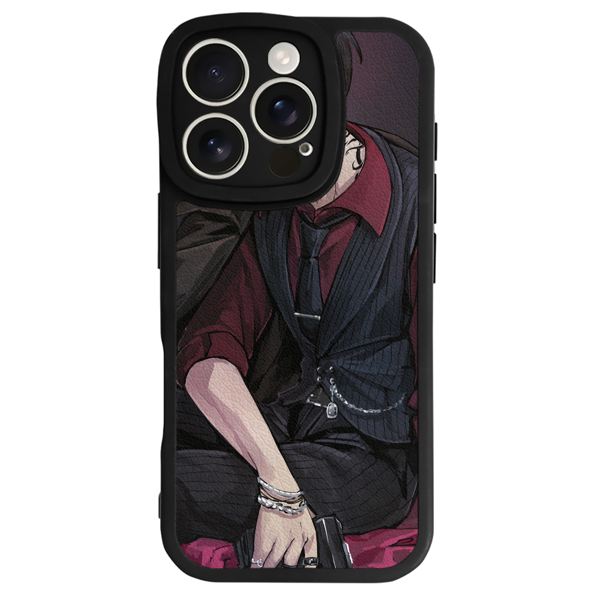 （画像用） 東京リベンジャーズ Tokyo Revengers 【iPhone 16シリーズ対応】シリコンスマホケース（レザー調） 材質：シリコン